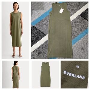 Everlane The Weekend Tank Dress, Kalamata, XS, NWT